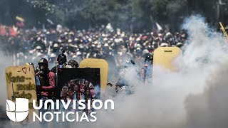 Jóvenes venezolanos se juegan la vida en marchas contra el gobierno de Nicolás Maduro