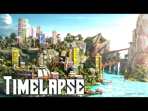 Minecraft Timelapse | Color Divercity - City by the Bay