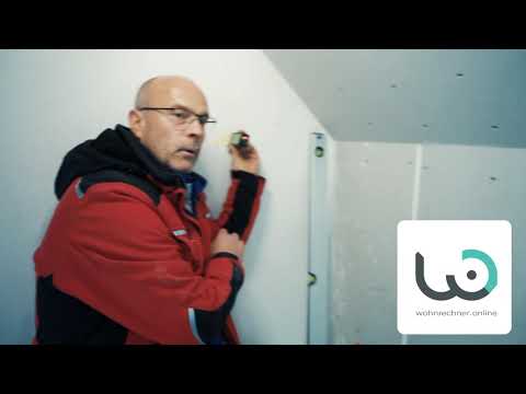 Wohnflächenberechnung an der Dachschräge / www.wohnrechner.online