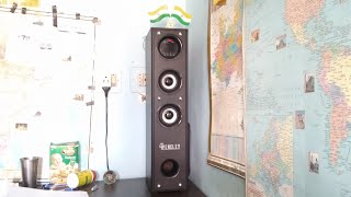 Unboxing 2800Rs. Bluetooth Tower Speakers 25000W PMPO 64 cm Height Bencley  (Amazon Home Theater)