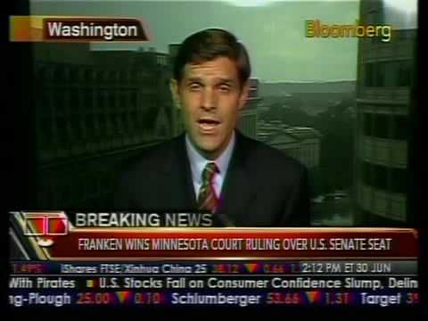 Al Franken Wins Minnesota Court Ruling Over Senate Seat - Bloomberg