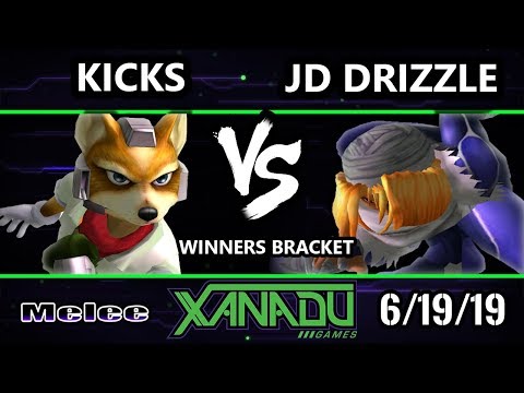 S@X 307 SSBM - Kicks (Fox) Vs. JD Drizzle (Sheik) Smash Melee Winners Bracket