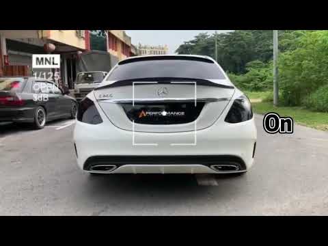 Mercedes-Benz - C200 W205  |  A Performance - Valve Muffler With Remote Control