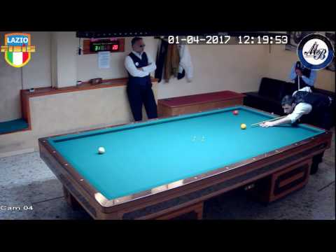 Calogero vs Oddo 3 Cat - 3ªProva Camp.Regionale - CSB Martino's Billiards(LT) 1/2Apr2017