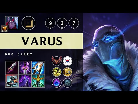 Varus ADC vs Ashe - KR Grandmaster Patch 25.20