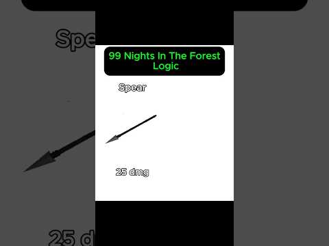🔪 Spear vs Tactical Shotgun – You Won’t Believe the Damage in 99 Nights in the Forest 🤯