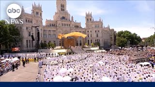 Download lagu Pope Leo celebrates mass with more than a million followers in Madrid mp3 Download lagu Pope Leo celebrates mass with more than a million followers in Madrid mp3