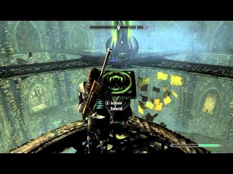 Skyrim Dragonborn - At the summit of Apocrypha book puzzle SOLVED