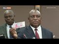 Reserve Bank of Zimbabwe (RBZ) Governor Dr John Mushayavanhu unveils the ZiG notes | Monetory Policy