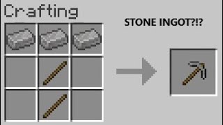 Minecraft Stone Ingot! Cursed Minecraft #cursed #minecraft