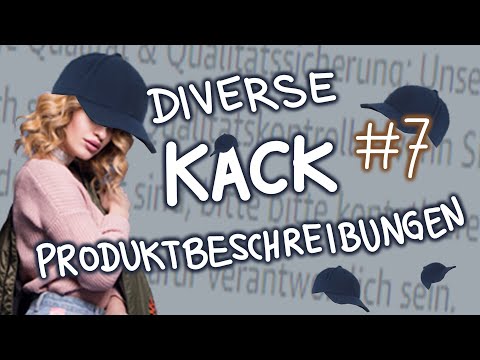 Diverse Kack Produktbeschreibungen #7
