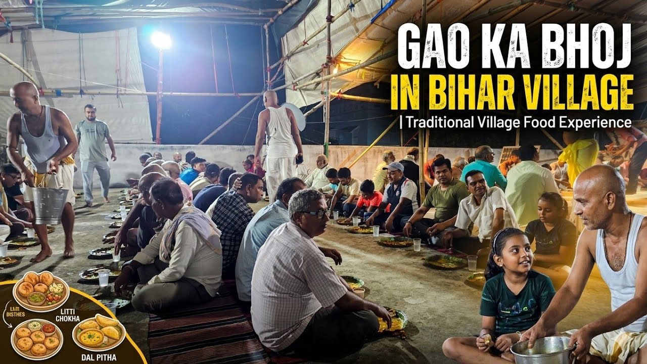 Gao Ka Bhoj in Bihar Village | Traditional Village Food Experience