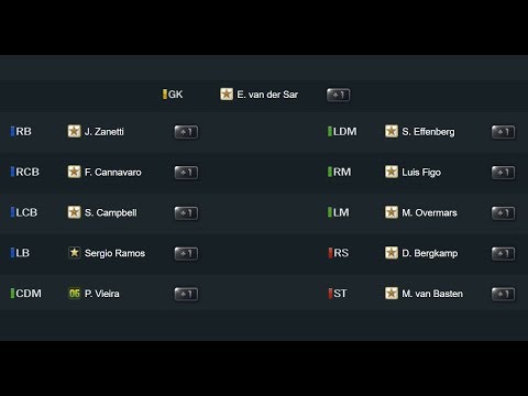 Fo3 VN: Leo Sao Vàng Với Dennis Bergkamp Và Marco van Basten WL | Phần 1: Lập Đội Hình