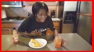 Weird Black Lady Does Hot Sauce & Twinkie Challenge!