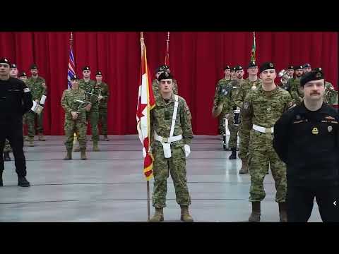 Canadian Armed Forces End of Course Ceremony, 06 Feb 2025 Platoon R0143E