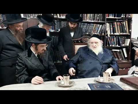 כ״ק אדמו״ר מסאדיגורא שליט״א באזוכט ביי כ״ק ראב״ד ירושלים שליט״א