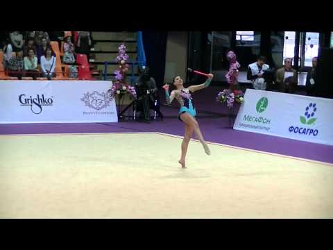 Russo Alessia (ITA) clubs  Int Comp Senior Grand Prix Moscow 2015
