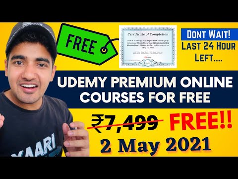 Free Udemy Courses With Free Certificates | Certified Free Online ...