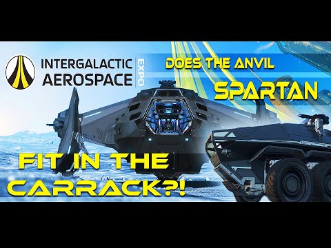 STAR CITIZEN IAE ANVIL SPARTAN INSIDE THE CARRACK?!