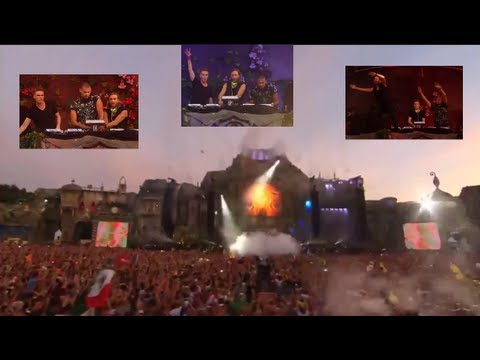 Afrojack, Nicky Romero, David Guetta - Showtek 'Booyah' (All down @ Tomorrowland 2013)