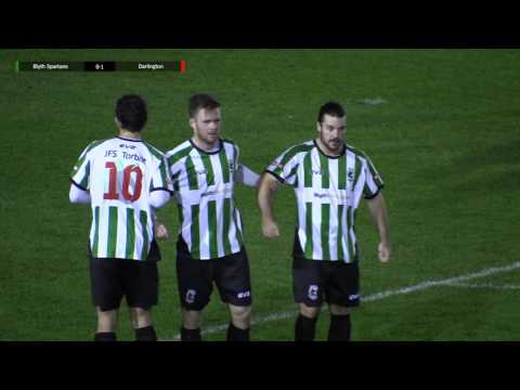 Blyth Spartans 1-2 Darlington - Integro Doodson League Cup - 2015/16