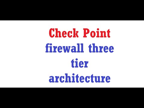 Check Point firewalls Interview Questions - What is Check Point firewall three Tier Architecture.