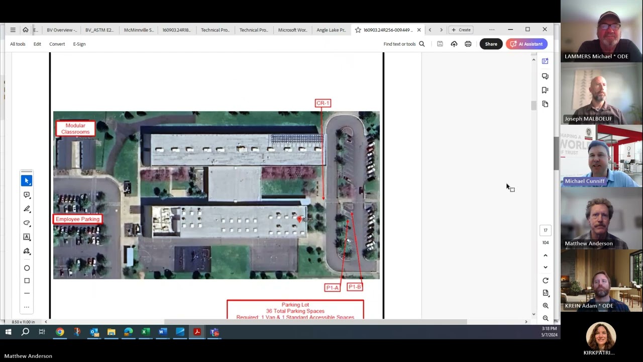 ADA assessment PDF report training