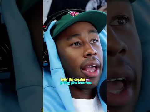 Tyler The Creator on getting gifts from fans 🎁🌙🐝