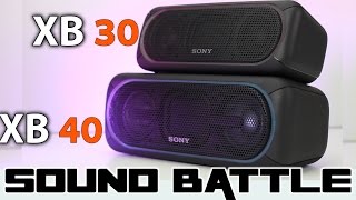 Video thumbnail for Sony SRS XB30 vs XB40 SoundBattle by DLX Willington