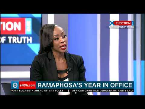 Ramaphosa's year in office