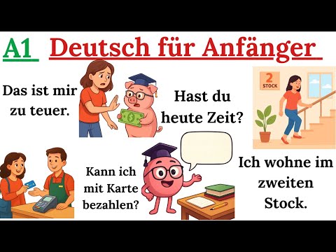 200 Deutsche Sätze für Anfänger 🇩🇪 | Einfach Deutsch lernen!