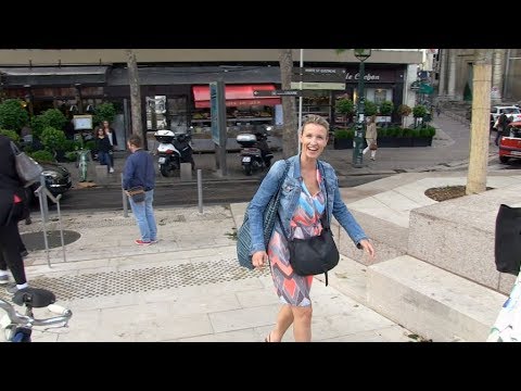 EXCLUSIVE: Louane Emera, Alexandra Lamy and Marc Zinga attending Nos Patriotes premiere in Paris