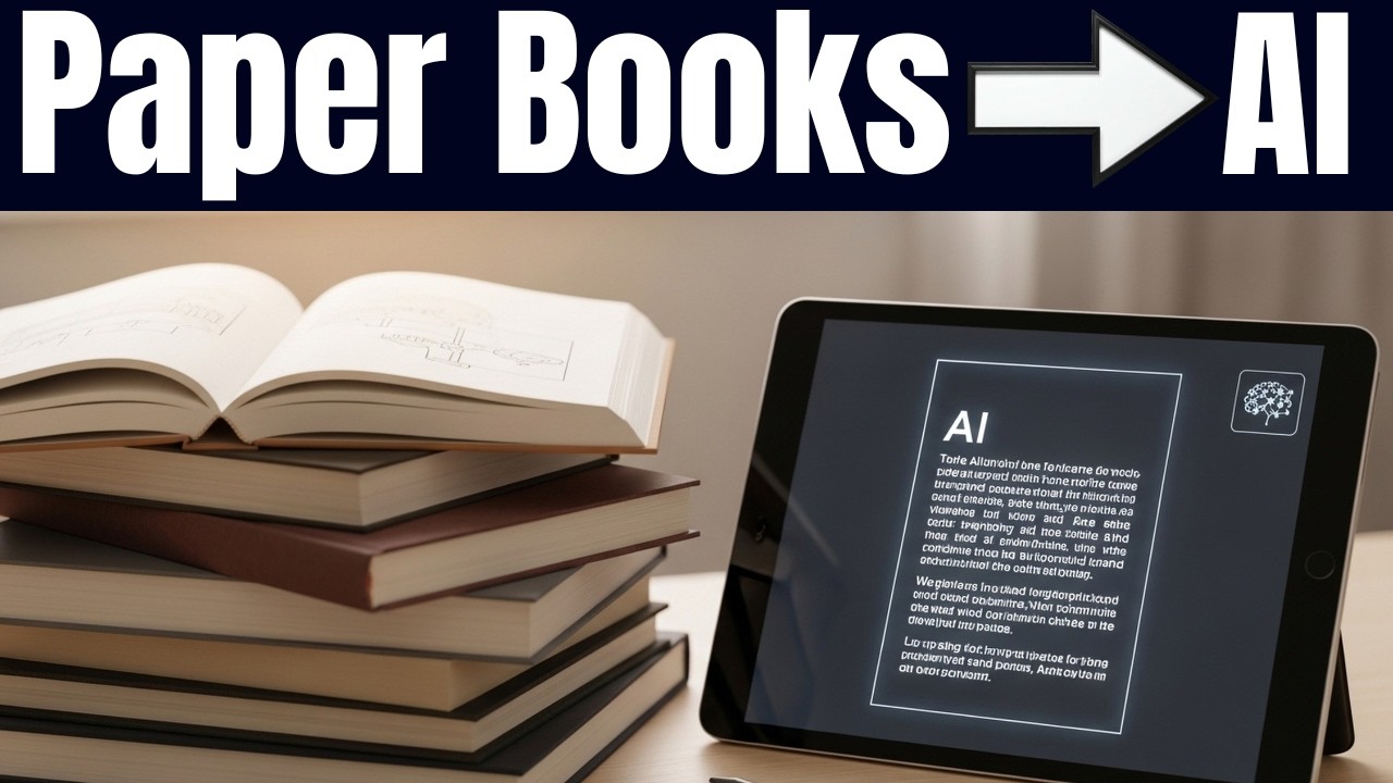 Turn Paper Books Into an AI Tutor to Learn Better