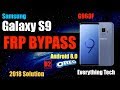 Samsung S9 FRP Bypass 2019 G960F Easy Guide Android 8 0 U1 And U2