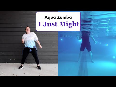 Aqua Zumba „I Just Might“ (Split Screen)