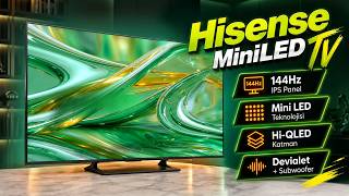 144Hz Mini Led Hi-QLED Devialet+Subwoofer Televizyon | Hisense E8S İnc