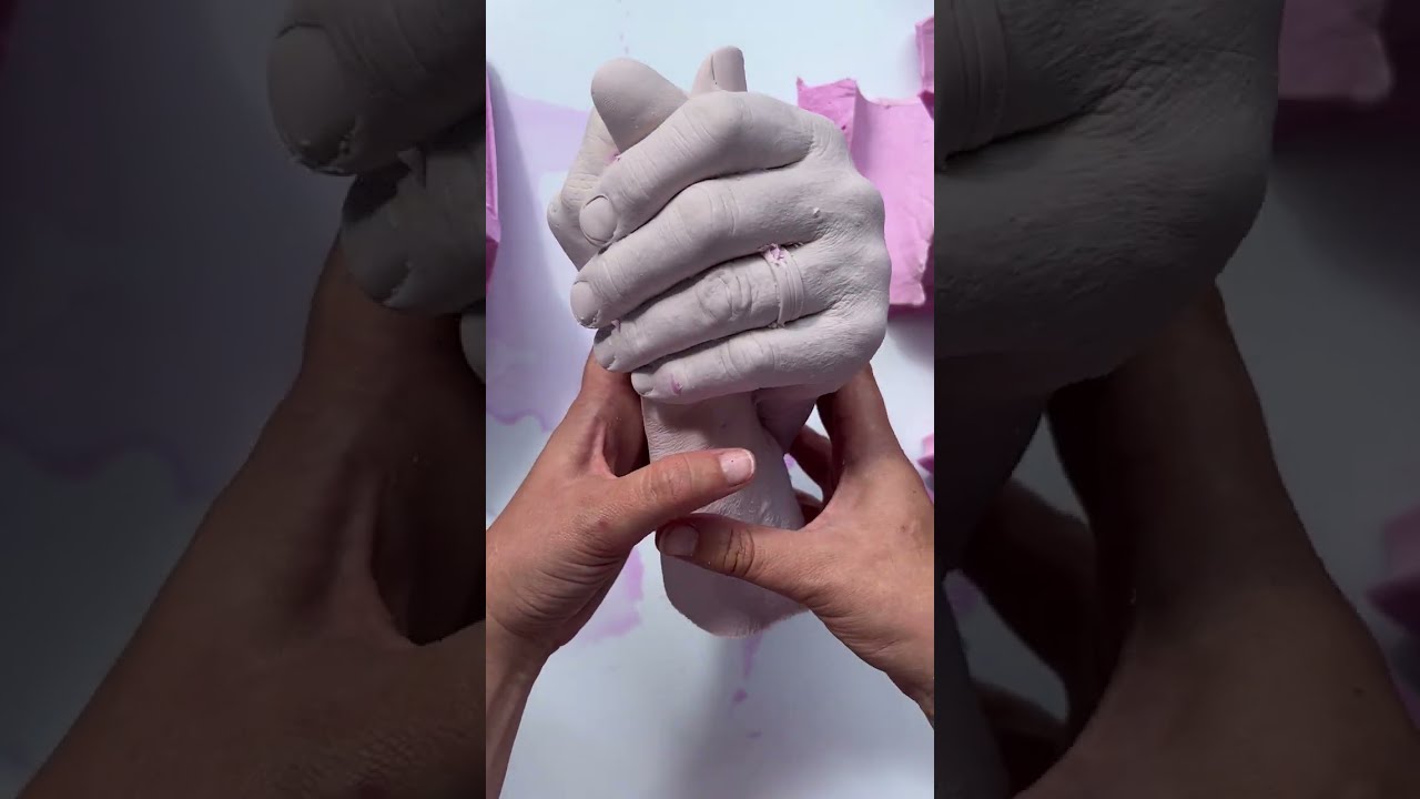Couple Hand Cast Reveal