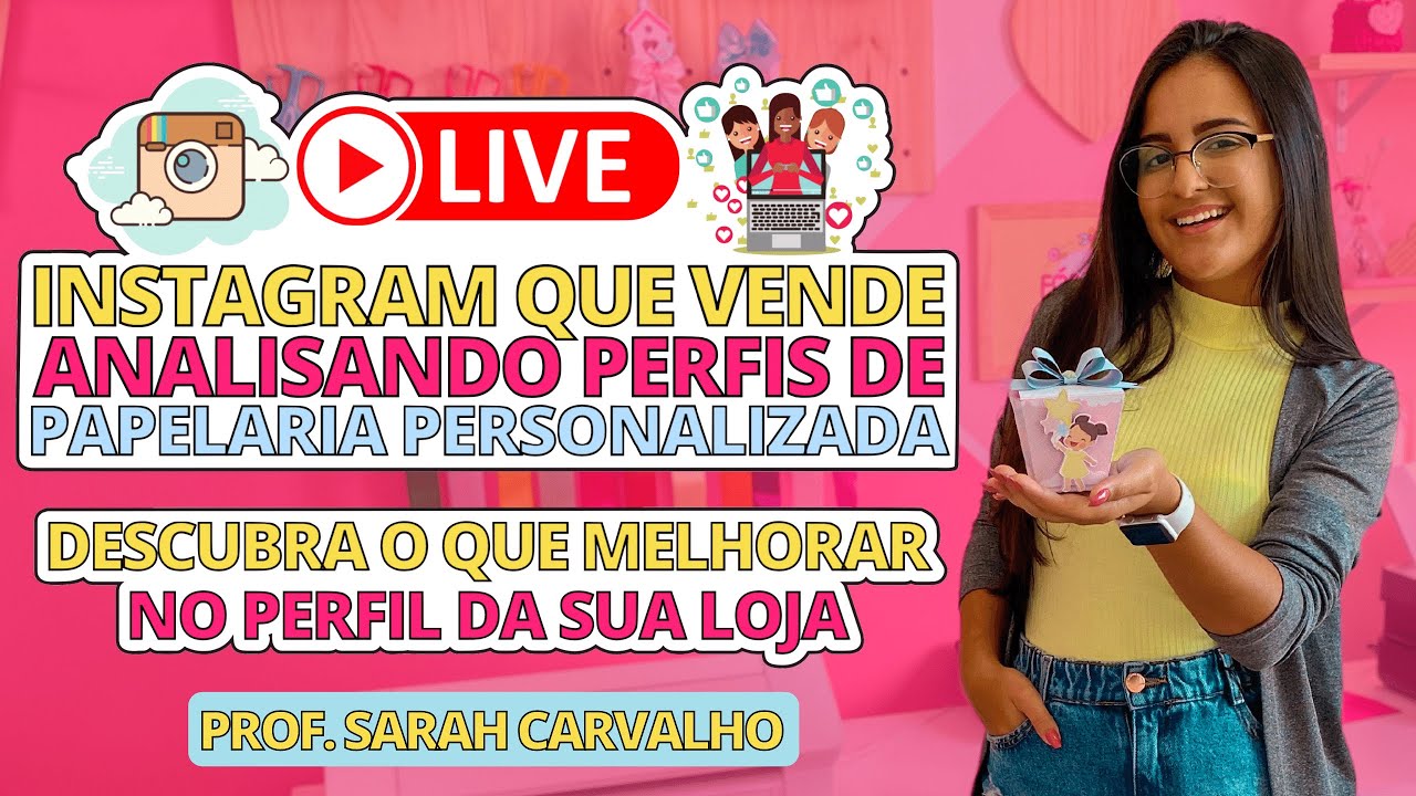 ANALISANDO PERFIS DE PAPELARIA PERSONALIZADA AO VIVO | TORNE SEU INSTAGRAM UMA MÁQUINA DE VENDAS