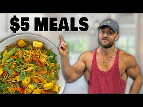 How I stay fit eating $5 meals (Vegan & High Protein)