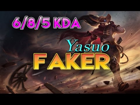 SKT T1 Faker - Yasuo vs Ahri - Full Game
