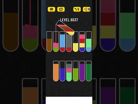 water sort puzzle level 6037