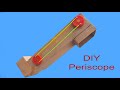 How to make periscope from cardboard with adjustable | School project  | DM