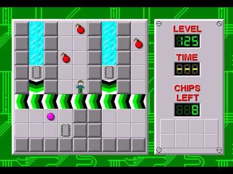 Let's Play Chip's Challenge - 32: Chip's Nuts Roasting on an Open Fire