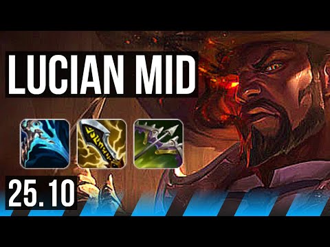 LUCIAN vs ORIANNA (MID) | 9/3/6 | EUW Master | 25.10