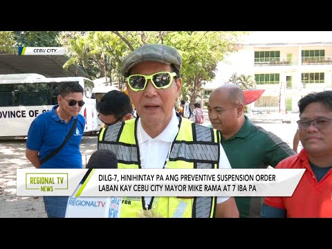 Regional TV News: Kopya ng suspension order, hinihintay na lang ng DILG