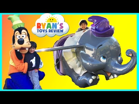 DisneyLand  Amusement Park for Kids and Roller Coaster Rides! Video
