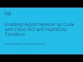 Enable Hybrid Network As Code For DevOps Cisco ACI And HashiCorp Terraform