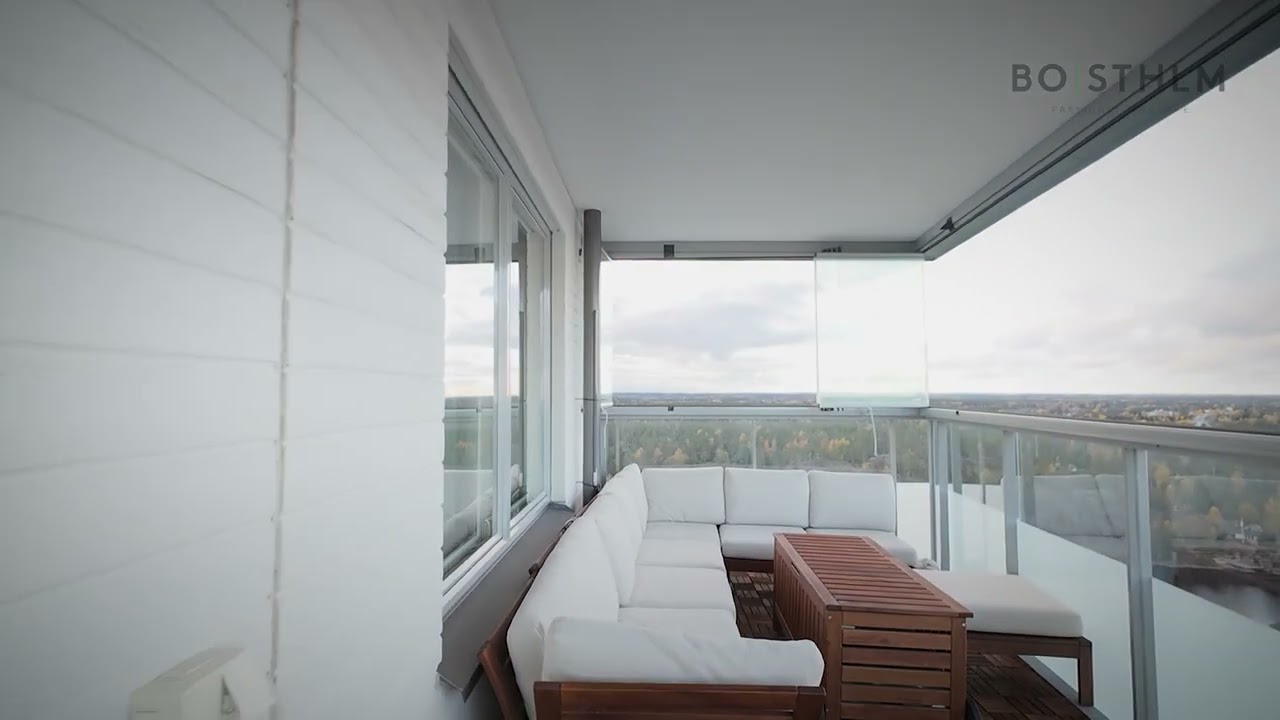 4 rum Lägenhet på Nynäsvägen 84, vån 17 Centrala Handen Haninge kommun - video