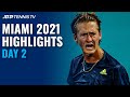 Korda battles Albot; Musetti and Mmoh Lock Horns | Miami 2021 Day 2 Highlights