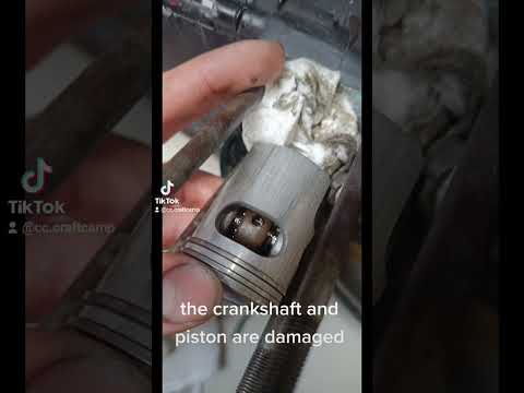 Rip the Tomos engine, he has carried us for 10 months #craftcamp #cc #moped #tomos #50cc